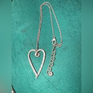 Brighton Silver Open Heart Necklace
